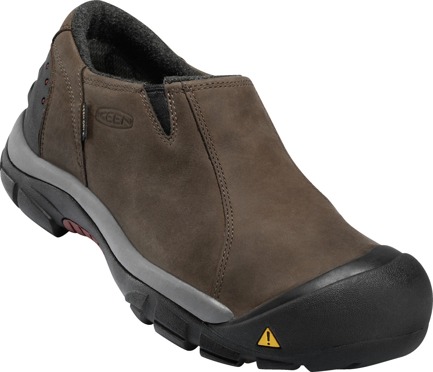'Keen Outdoor' Men's Brixen Low 200GR WP Slip On - Slate Black / Madder Brown 'Keen Outdoor' Men's Brixen Low 200GR WP Slip On - Slate Black / Madder Brown -The Outdoor Clothing Shop 1002269 FLR