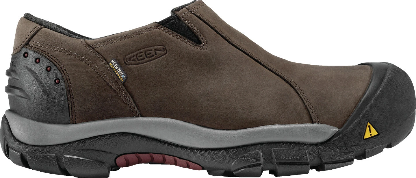 'Keen Outdoor' Men's Brixen Low 200GR WP Slip On - Slate Black / Madder Brown 'Keen Outdoor' Men's Brixen Low 200GR WP Slip On - Slate Black / Madder Brown -The Outdoor Clothing Shop 1002269 P