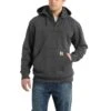 'Carhartt' Men's Rain Defender Paxton Heavyweight 1/4 Zip Hoodie - Carbon Heather -The Outdoor Clothing Shop 100617026 MF18 1024x1024@2x