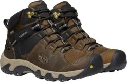 'Keen Outdoor' Men's Steens WP Leather Mid Hiker - Canteen / Black -The Outdoor Clothing Shop 1022327 PLA large 1024x1024@2x