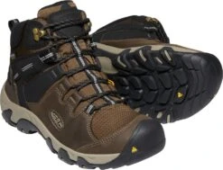 'Keen Outdoor' Men's Steens WP Leather Mid Hiker - Canteen / Black -The Outdoor Clothing Shop 1022327 PPS large 1024x1024@2x