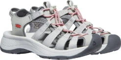 'Keen Outdoor' Women's Astoria West Sandal - Grey / Coral -The Outdoor Clothing Shop 1023589 PLA large 1024x1024@2x