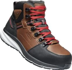 'Keen Utility' Men's Red Hook EH WP Comp Toe Hiker - Tobacco / Black -The Outdoor Clothing Shop 1024576 3Q large 1024x1024@2x