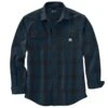 'Carhartt' Men's Heavyweight Flannel Button Down - Night Blue 2 'Carhartt' Men's Heavyweight Flannel Button Down - Night Blue -The Outdoor Clothing Shop 105439 H69 MF22 e 1 1024x1024@2x