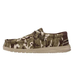 'Hey Dude' Men's Wally - Camo Flag -The Outdoor Clothing Shop 110067037 WALLY CAMO FLAG LEFT 1 1 1 1024x1024@2x