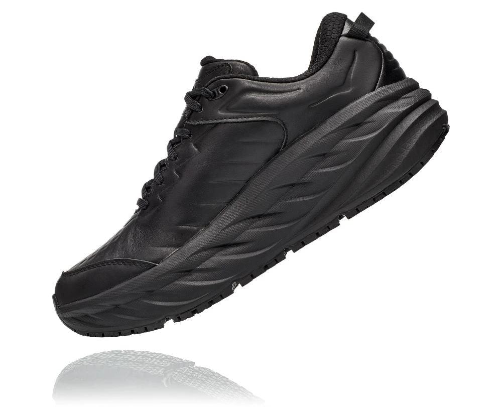 'HOKA' Men's Bondi SR - Black 'HOKA' Men's Bondi SR - Black -The Outdoor Clothing Shop 1110520