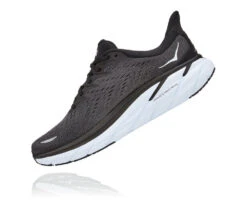 'HOKA' Men's Clifton 8 - Black / White -The Outdoor Clothing Shop 1119393 BWHT 4 1024x1024@2x