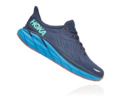 'Hoka' Men's Clifton 8 - Outer Space / Vallarta Blue -The Outdoor Clothing Shop 1119393 OSVB 2 1024x1024@2x