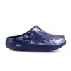 'OOFOS' Women's OOcloog Clog Limited Edition - Navy / Silver Snake -The Outdoor Clothing Shop 1203NVYSILSNK shot1 1024x1024@2x