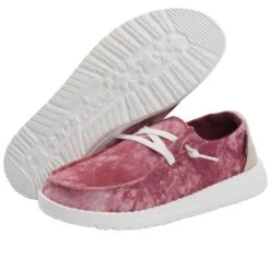 'Hey Dude' Women's Wendy Tie Dye - Red -The Outdoor Clothing Shop 124887 DEFAULT l 1024x1024@2x