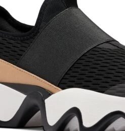 'Sorel' Women's Kinetic™ Impact II Lace Sneaker - Black / Sea Salt -The Outdoor Clothing Shop 2039951 010 d presetHigh Res JPEG 300DPI 1024x1024@2x