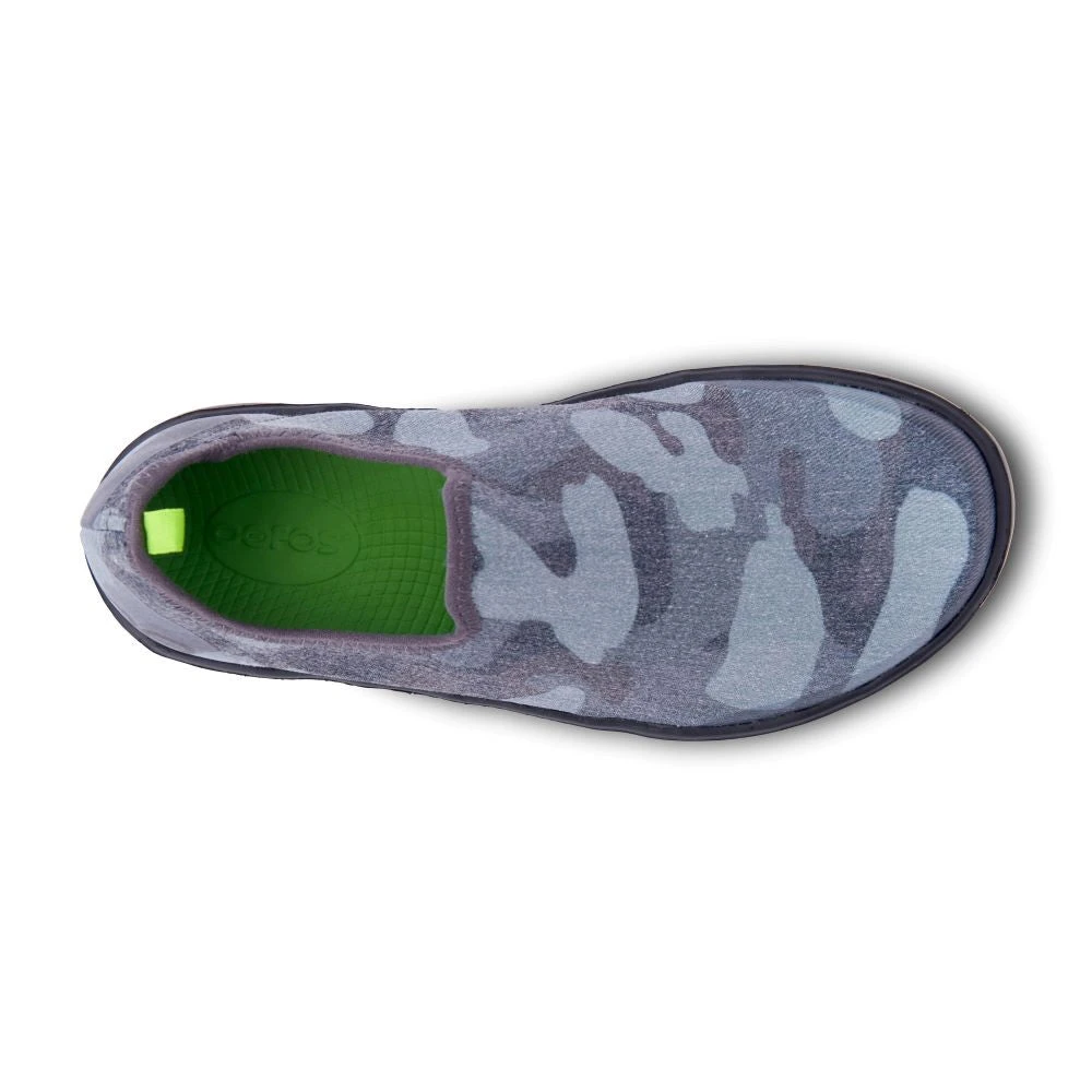 'OOFOS' Women's OOmg eeZee Low Shoe - Black / Grey Camo 'OOFOS' Women's OOmg EeZee Low Shoe - Black / Grey Camo -The Outdoor Clothing Shop