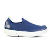 'OOFOS' Women's OOmg EeZee Low Shoe - White / Navy -The Outdoor Clothing Shop 5072WHTNVY shot1 1024x1024@2x