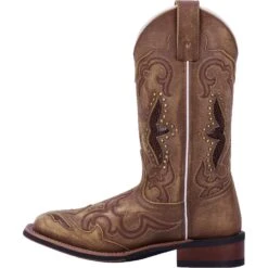 'Laredo' Women's 11" Spellbound Western Square Toe - Tan -The Outdoor Clothing Shop 5661 3 1500x.progressive ebb953a3 01bd 41a2 93a2 85203444f4bf 1024x1024@2x