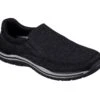 'Skechers' Men's Expected Gomel Slip On - Black -The Outdoor Clothing Shop 65086 BLK large cf59c1c6 ae45 4c43 9271 bc5a9c2b5a23 1024x1024@2x