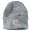 'Carhartt' Acrylic Watch Knit Hat - Heather Grey -The Outdoor Clothing Shop A18 HGY MS20 1024x1024@2x
