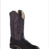 'Old West' Child's Western Square Toe - Black / Grey -The Outdoor Clothing Shop BSC1856 1024x1024@2x