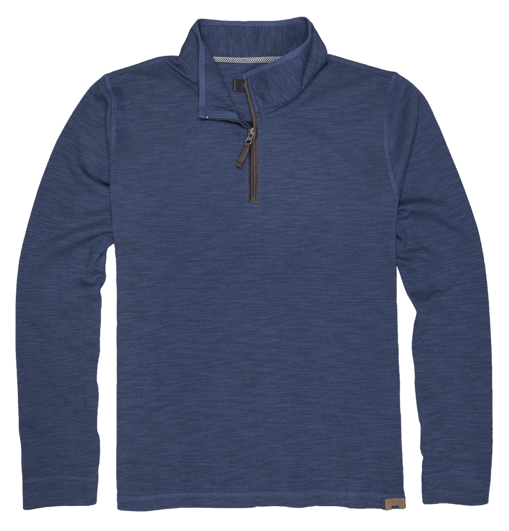 'Dakota Grizzly' Men's Dash 1/4 Zip Pullover - Lapis 'Dakota Grizzly' Men's Dash 1/4 Zip Pullover - Lapis -The Outdoor Clothing Shop D1299