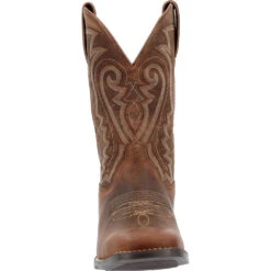 'Durango' Men's 11" Westward Square Toe - PRAIRIE BROWN -The Outdoor Clothing Shop DDB0342 front 1024x1024@2x