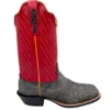 'Fenoglio' Men's 13" Cape Buffalo Western Square Toe - Grey / Red -The Outdoor Clothing Shop FB342426281 1024x1024@2x