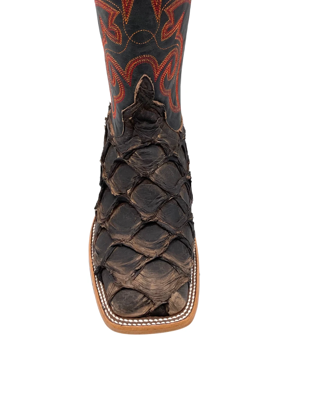 'Anderson Bean' Men's 13" HorsePower Top Hand Big Bass Square Toe - Pirarucu / Royal Blue Mad Dog 'Anderson Bean' Men's 13" HorsePower Top Hand Big Bass Square Toe - Pirarucu / Royal Blue Mad Dog -The Outdoor Clothing Shop