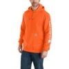'Carhartt' Men's Midweight Logo Hoodie - Brite Orange -The Outdoor Clothing Shop K288 BOG MF22 b 1024x1024@2x
