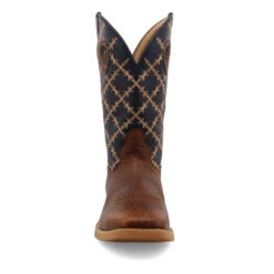 'Twisted X' Men's 12" Tech X Western Square Toe - Rustic Brown/ Navy -The Outdoor Clothing Shop MXTR004.08 4800X4800 R 1024x1024@2x