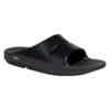 'OOFOS' Women's OOahh Luxe Slide - Black -The Outdoor Clothing Shop OOahh Luxe 1101 Black 1024x1024@2x