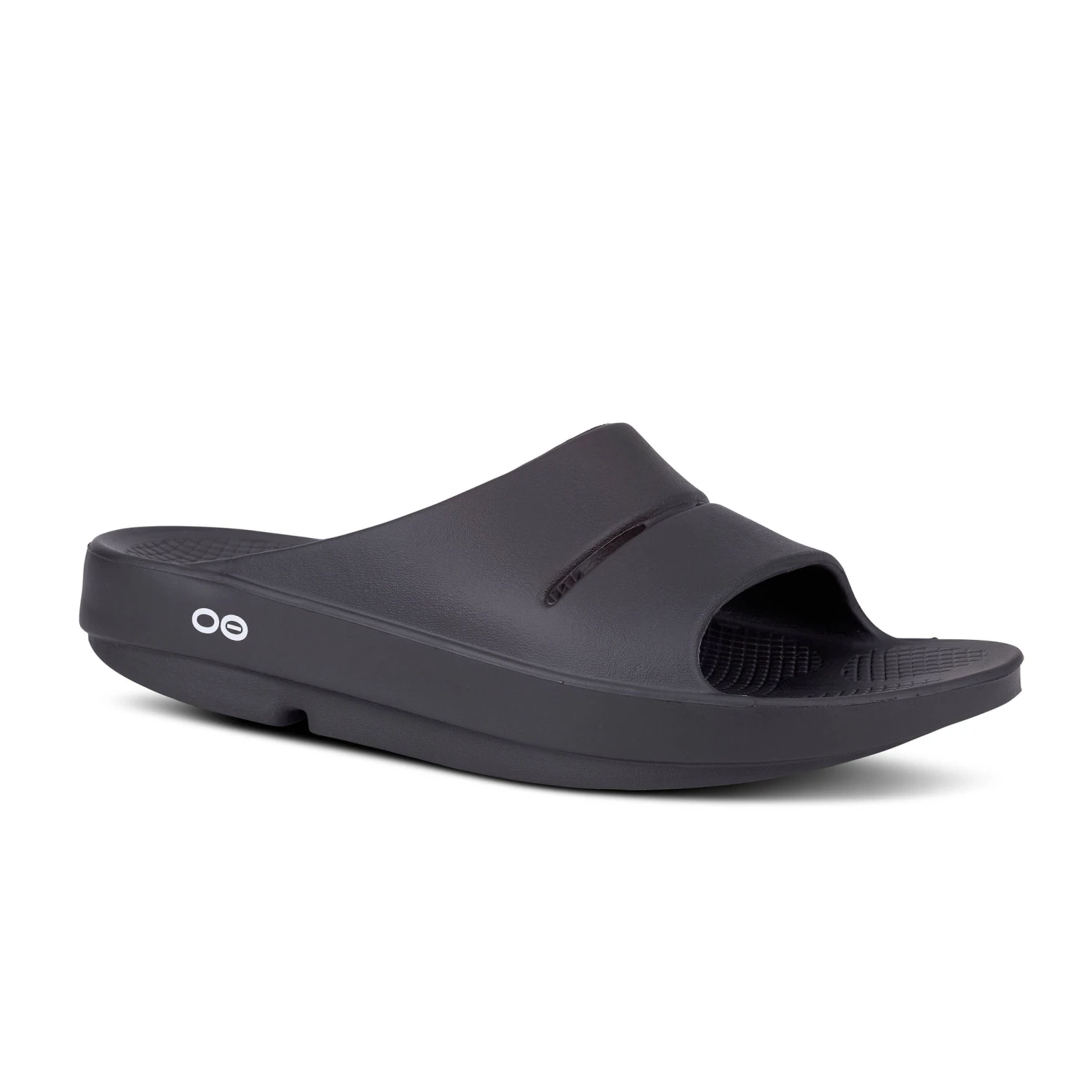 'OOFOS' Unisex OOahh Slide Sandal - Black 'OOFOS' Unisex OOahh Slide Sandal - Black -The Outdoor Clothing Shop