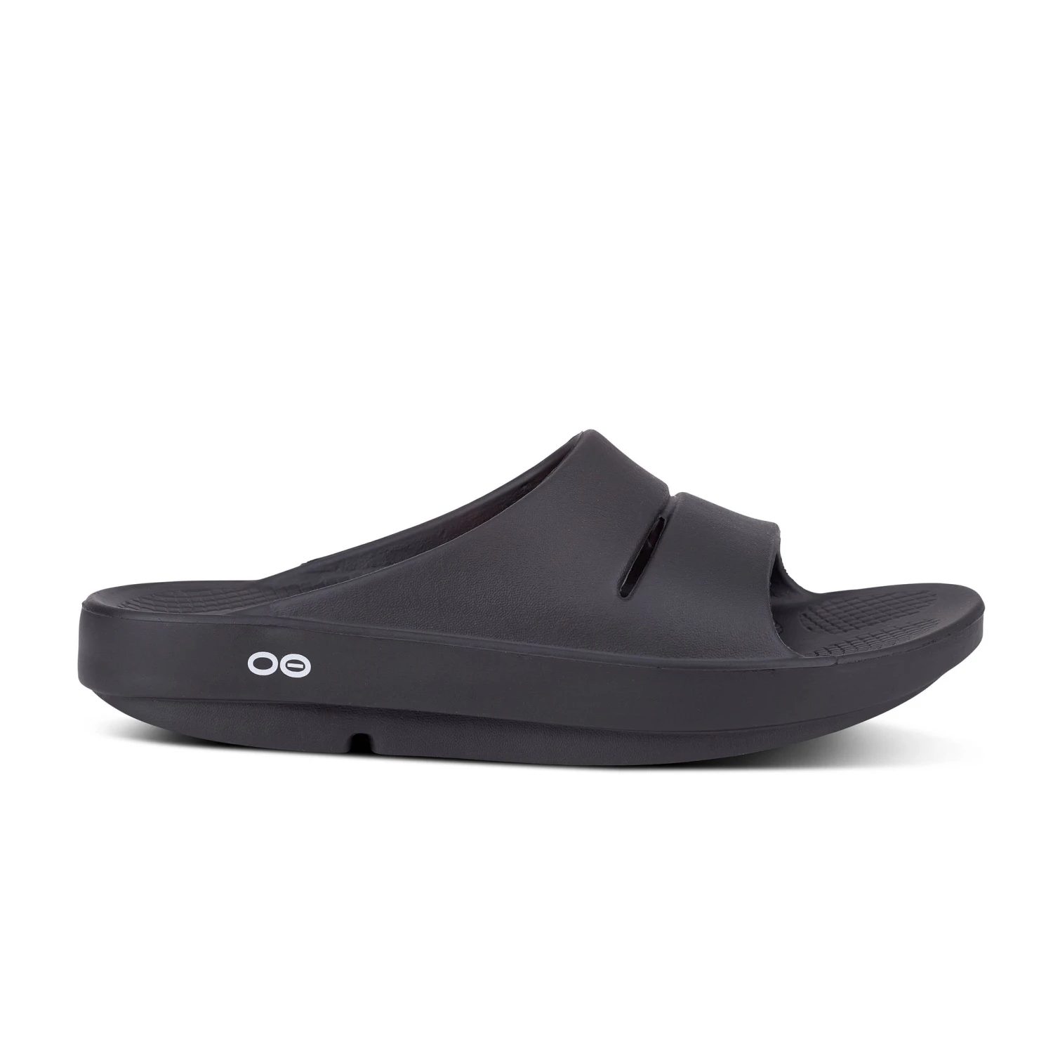 'OOFOS' Unisex OOahh Slide Sandal - Black 'OOFOS' Unisex OOahh Slide Sandal - Black -The Outdoor Clothing Shop