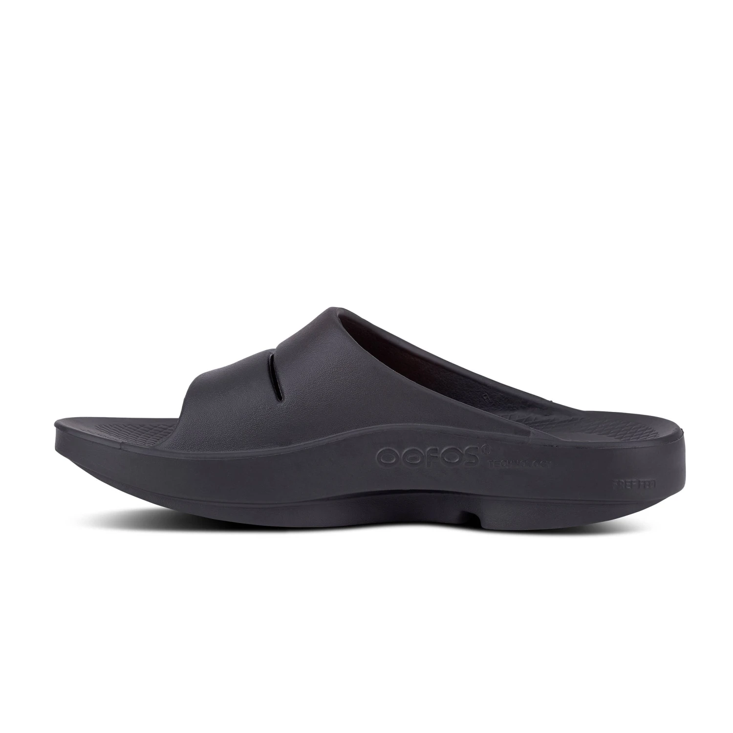 'OOFOS' Unisex OOahh Slide Sandal - Black 'OOFOS' Unisex OOahh Slide Sandal - Black -The Outdoor Clothing Shop