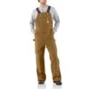 'Carhartt' Men's Unlined Duck Zip To Thigh Bib Overall - Carhartt Brown -The Outdoor Clothing Shop R37BRN MF18 1024x1024@2x