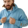 'Ariat' Men's Rebar Graphic Hoodie - Dutch Canal Heather / Alloy -The Outdoor Clothing Shop S23 MNS WORK 10043589 detail02 1024x1024@2x