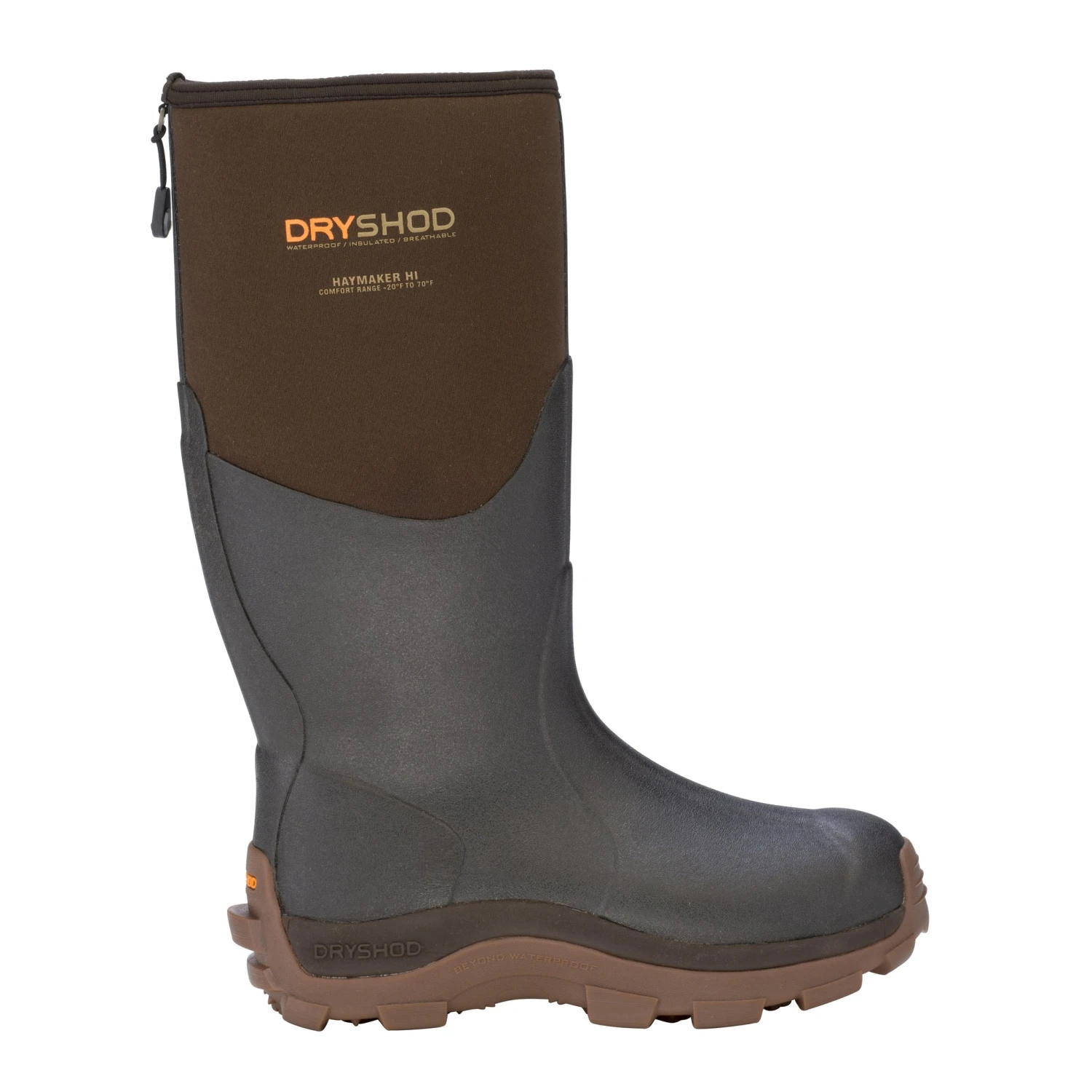 'Dryshod' Men's Haymaker Hi -20 Farm Boots - Brown / Black 'Dryshod' Men's Haymaker Hi -20 Farm Boots - Brown / Black -The Outdoor Clothing Shop hay mh br