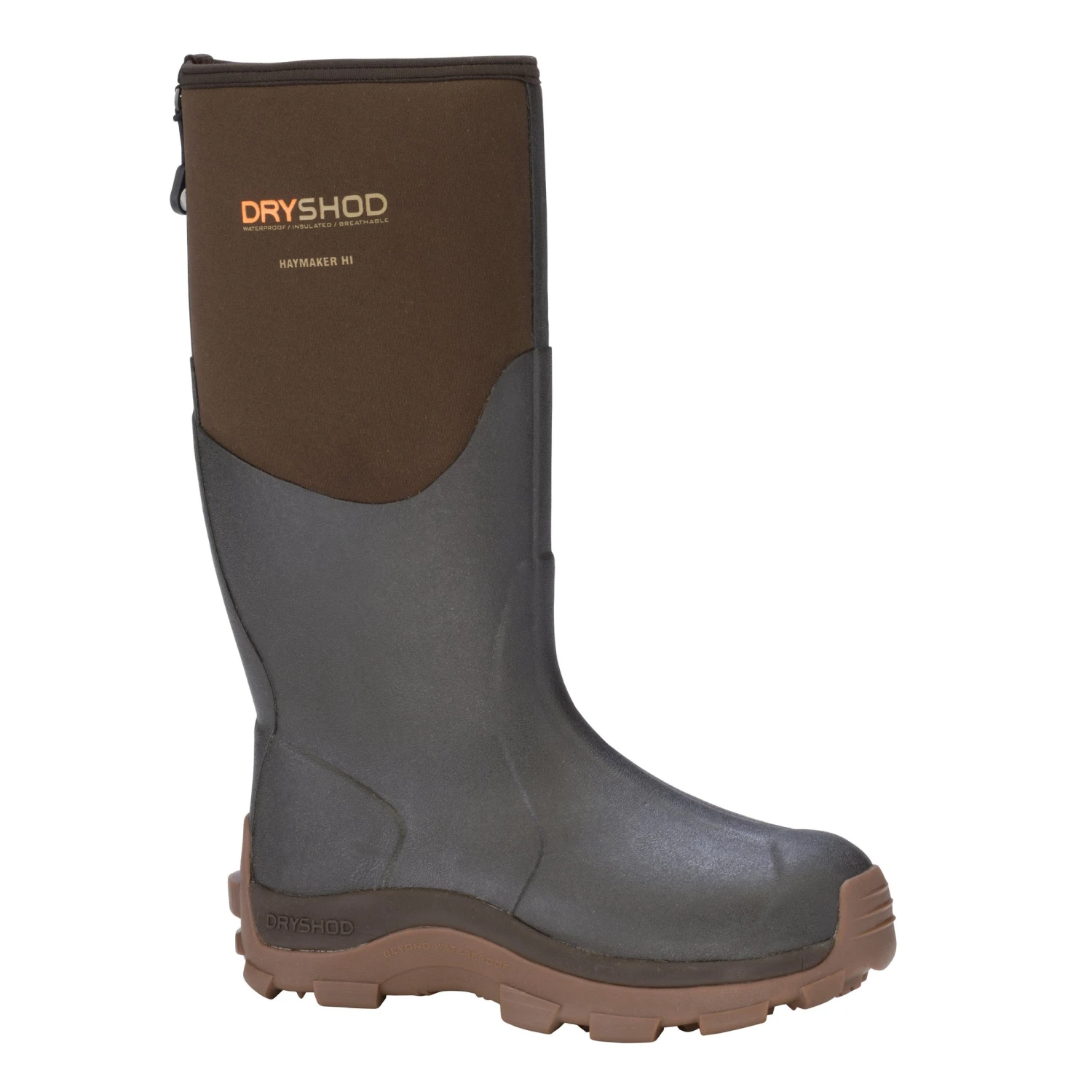 'Dryshod' Men's Haymaker Hi -20 Farm Boots - Brown / Black 'Dryshod' Men's Haymaker Hi -20 Farm Boots - Brown / Black -The Outdoor Clothing Shop hay mh br